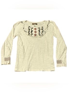Matilda Jane Ivory Ruffle Top Girls Size 4